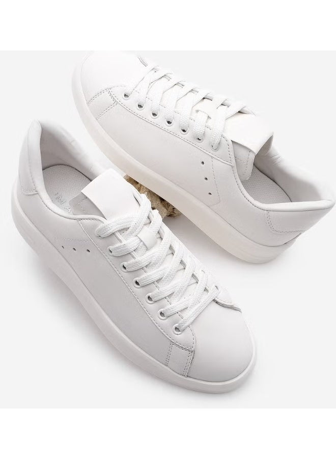 MARJIN Women's Sneaker Thick Sole Lace-Up Sports Shoes Dopre - Image 1